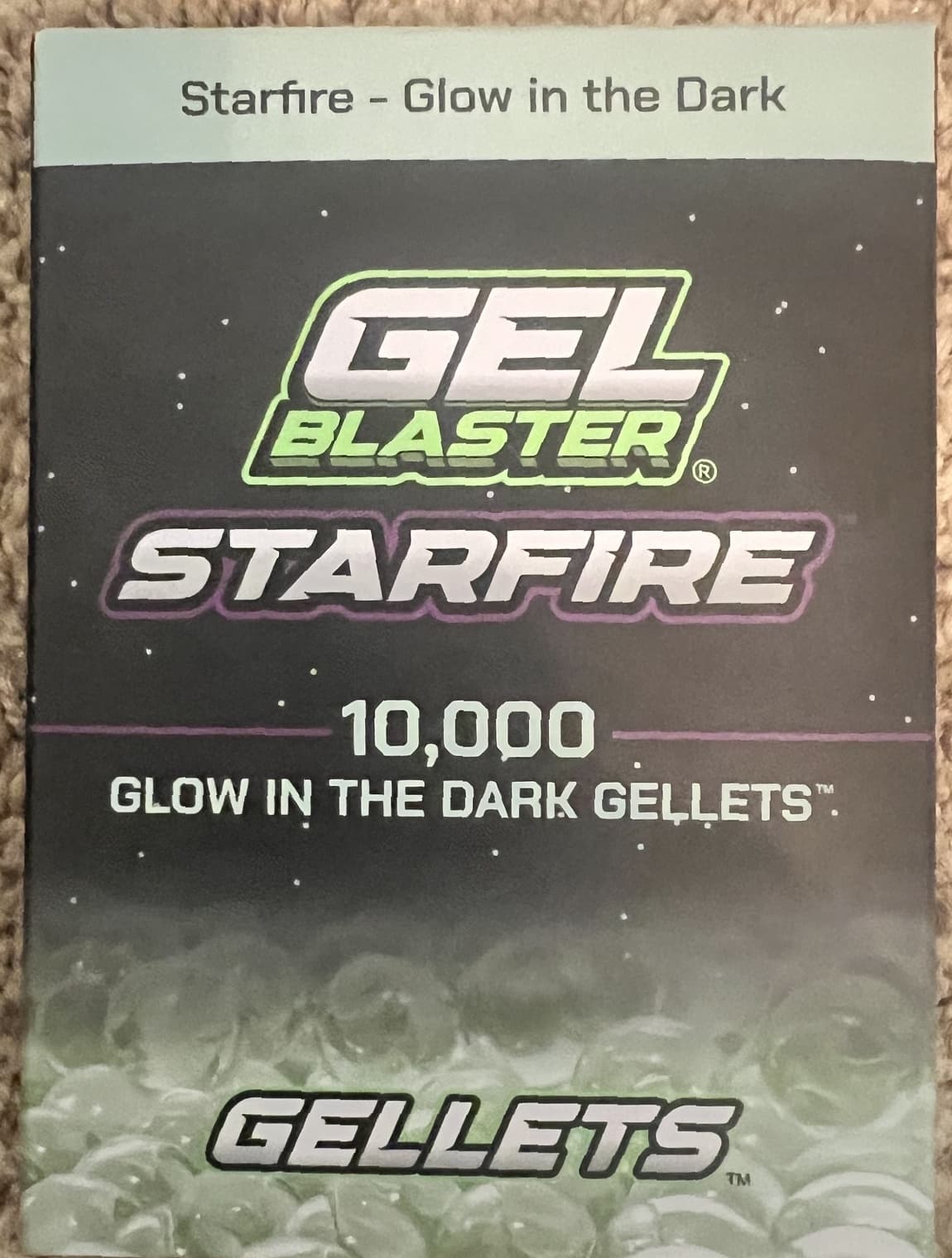 Starfire Glow-in-the-Dark Gellets — Single Box